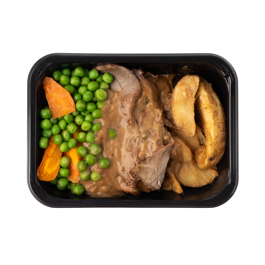 Roast Beef & Wedges 400g